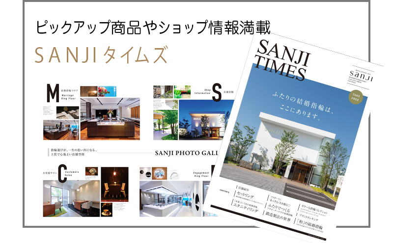 ピックアップ商品やショップ情報満載 SANJIタイムズ