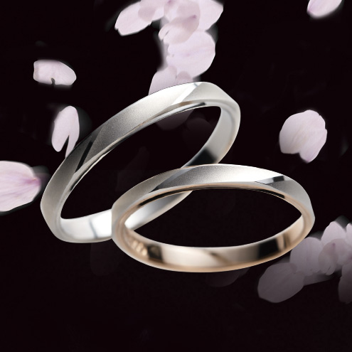 「和」の結婚指輪 雪月花（せつげつか）
