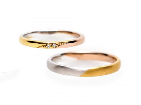 おかげさま 結婚指輪3色