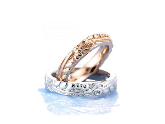 アンセリウム結婚指輪