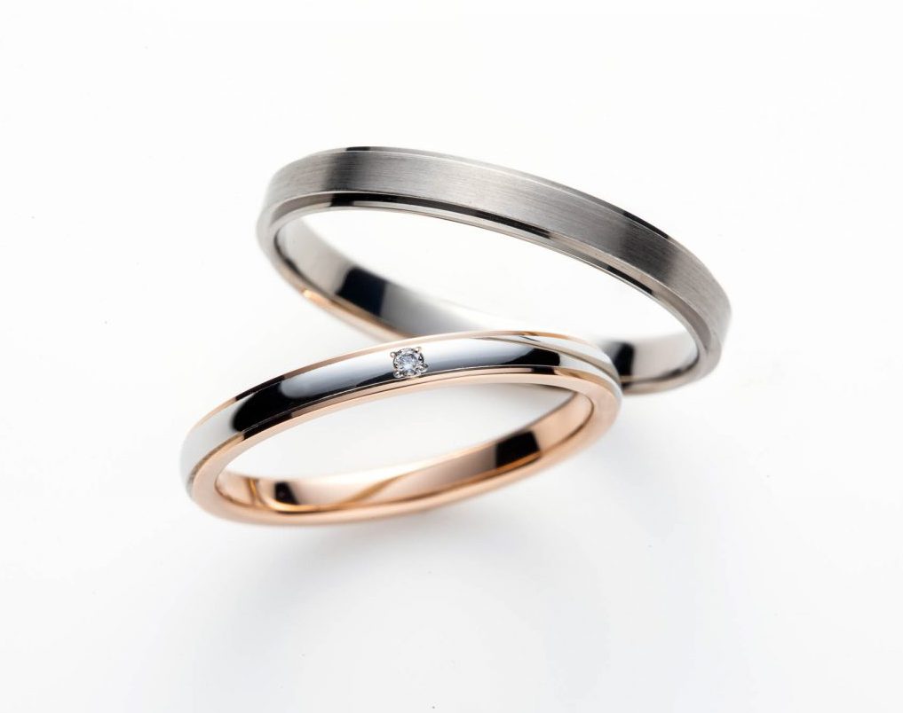 コンビカラーの結婚指輪 - 結婚指輪・婚約指輪のＳＡＮＪＩ