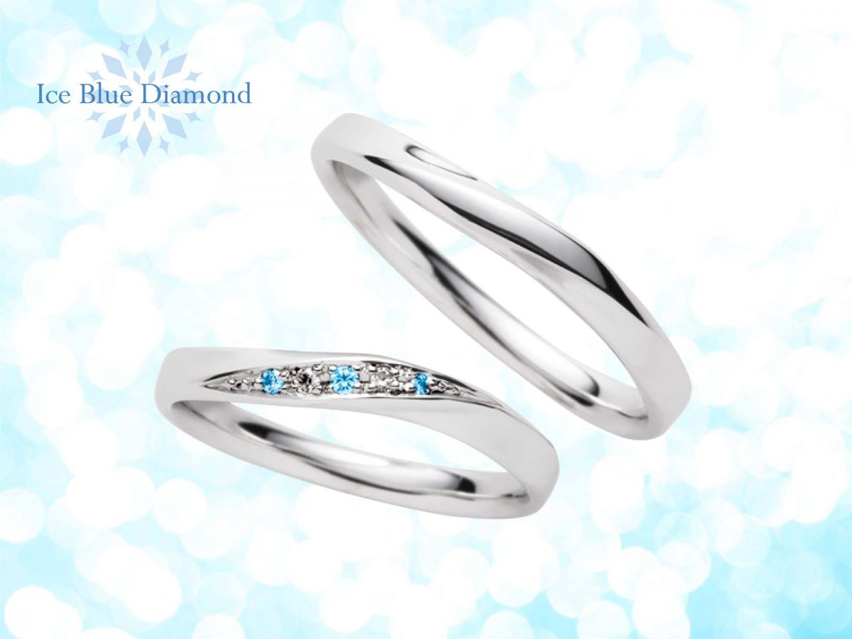 Cassiopeia (Ice Blue) - 結婚指輪・婚約指輪のSANJI