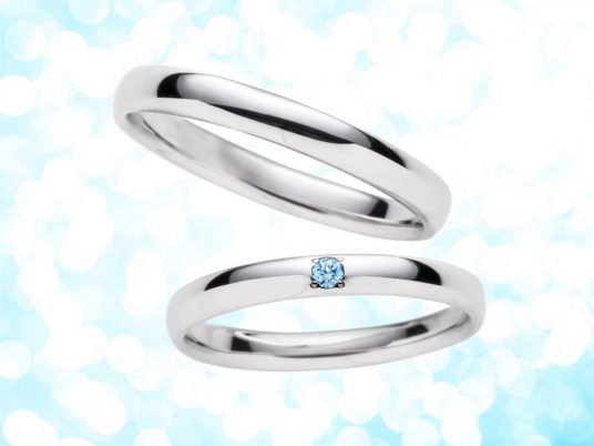 アークトゥルス ice blue dia 結婚指輪