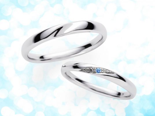 オリオンice blue dia.結婚指輪