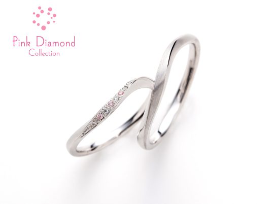 1122いい夫婦 pink diamond 結婚指輪