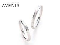 AVENIR　AN-033結婚指輪プラチナアイスブルーダイヤ