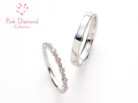 メルスィpink diamond 結婚指輪プラチナピンクダイヤ