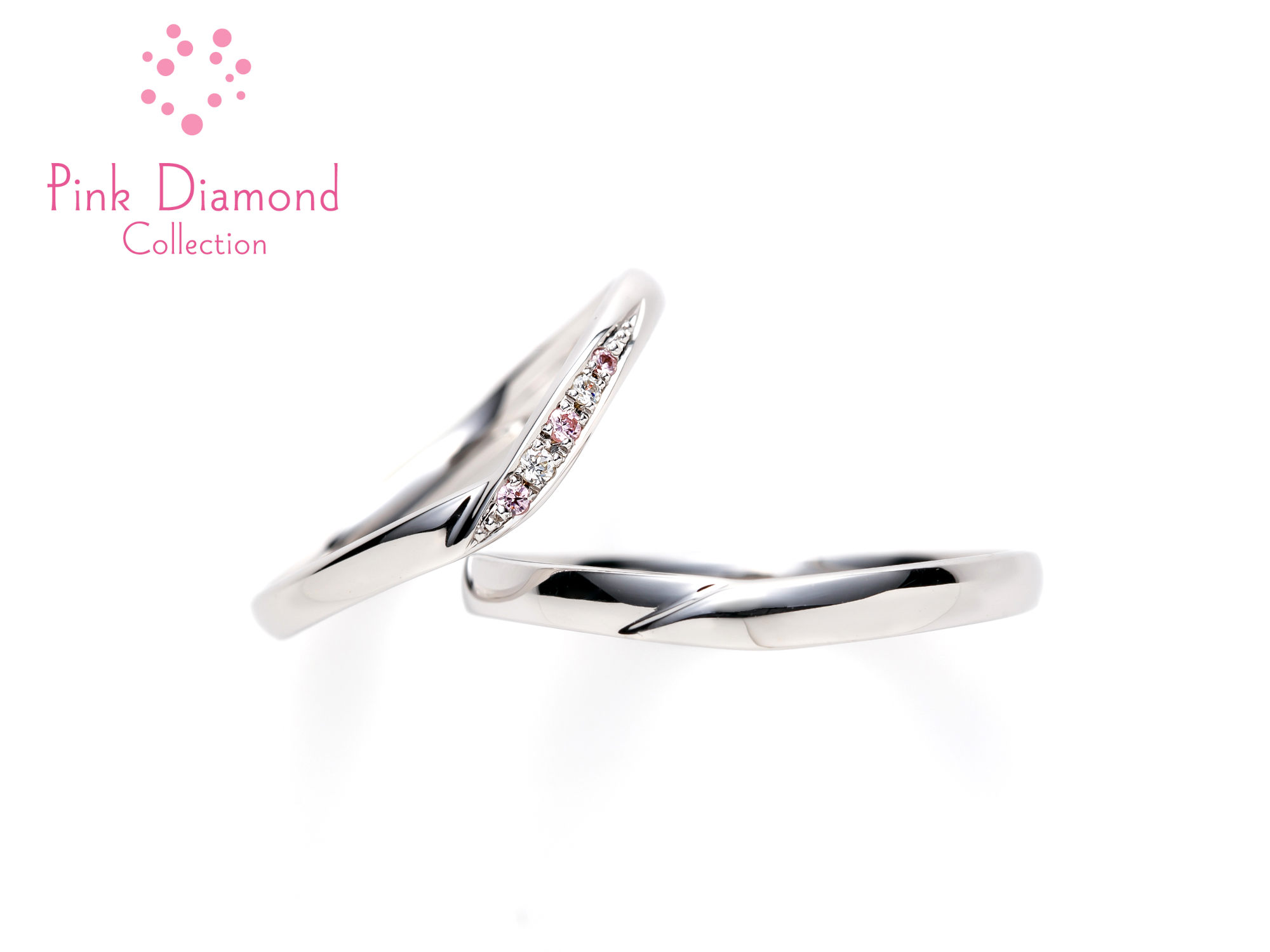 シトラスpink diamond 結婚指輪プラチナピンクダイヤ