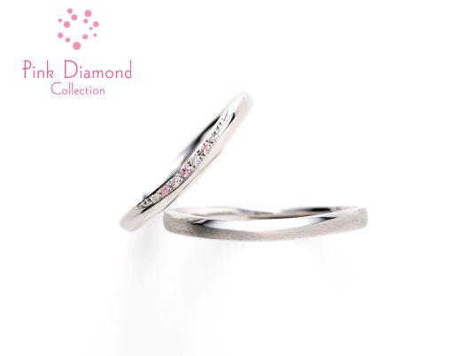 ハーブpink diamond 結婚指輪