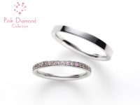 朗月Pink Diamond結婚指輪ピンクダイヤ