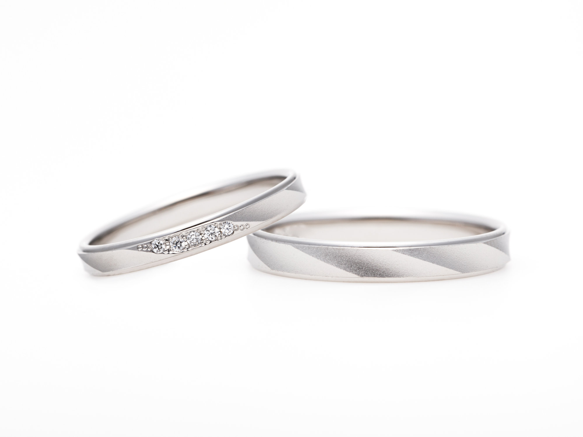 銀花ペア 結婚指輪プラチナ