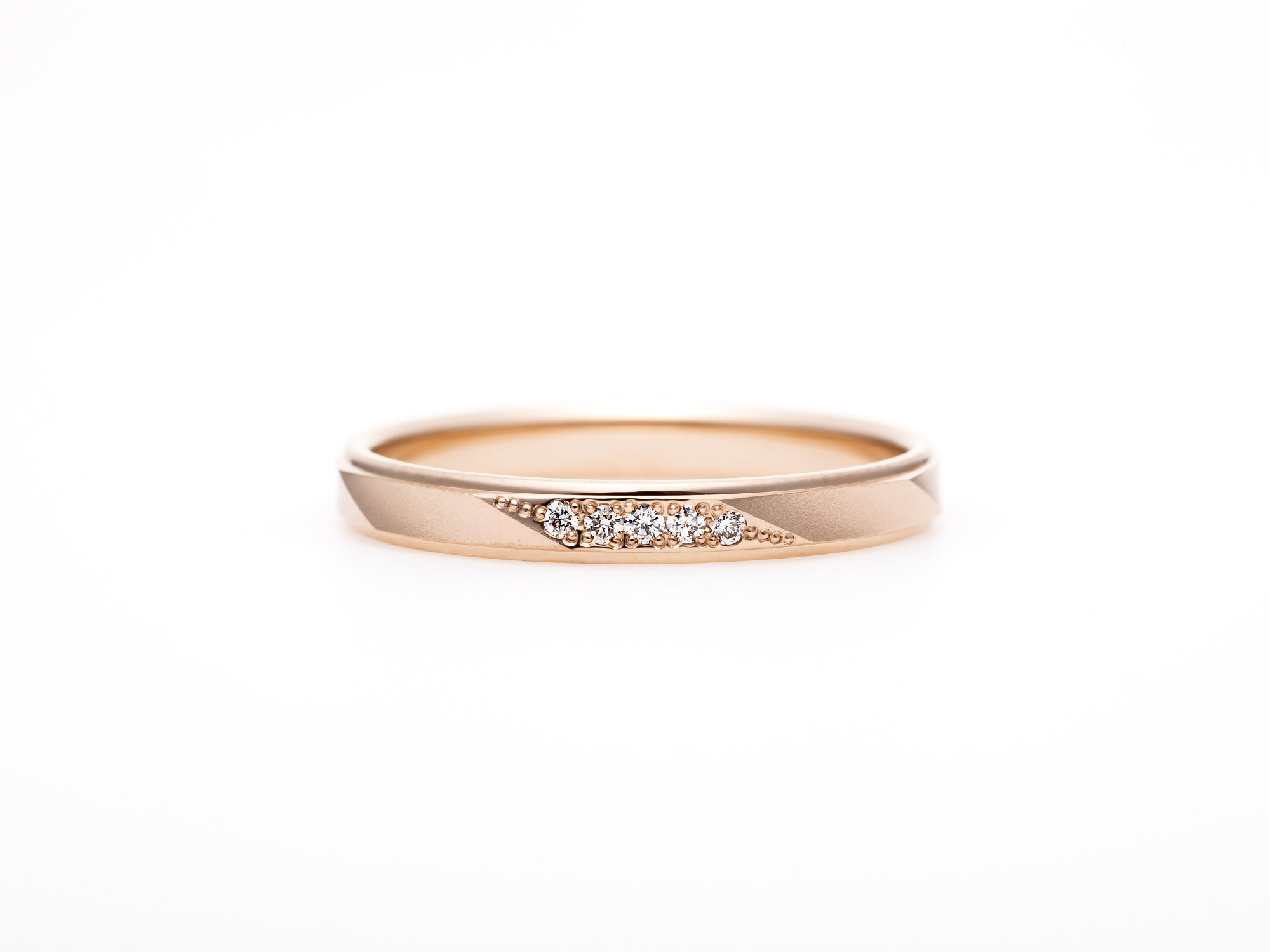 銀花L 結婚指輪ピンクゴールド