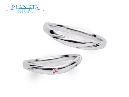 ベガ結婚指輪ピンクサファイヤ