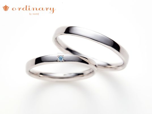 オリジン結婚指輪アイスブルーダイヤ