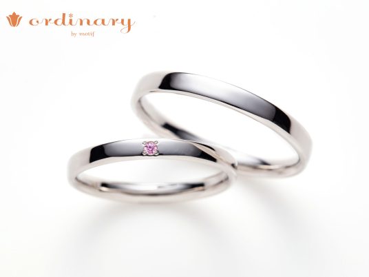 オリジン結婚指輪ピンクサファイヤ