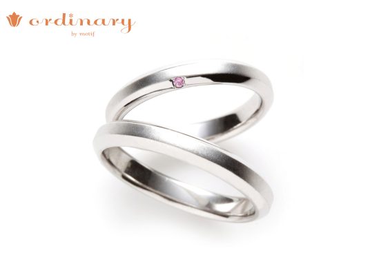 一途 結婚指輪ピンクサファイヤ