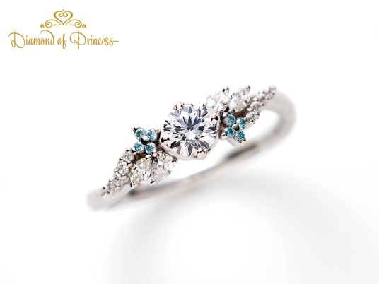 ダイヤモンドオブプリンセス／スイートフローラ／プラチナ婚約指輪